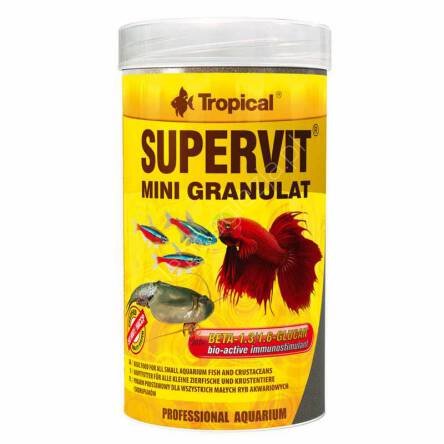 Pokarm dla ryb akwariowych Supervit mini gran250ml