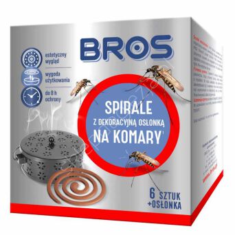 Spirala na komary z osłonką dekoracyjną 6szt