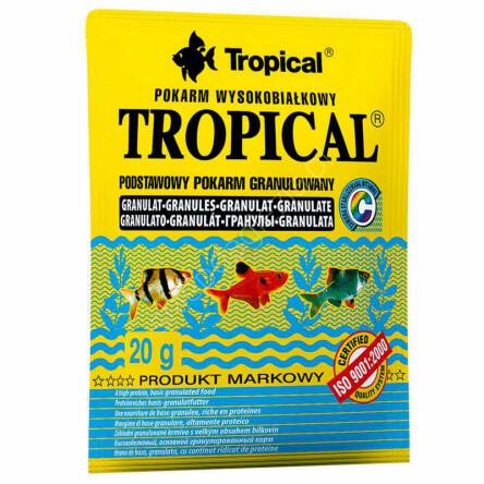 Pokarm dla ryb akwariowych Tropical Granulat 20g