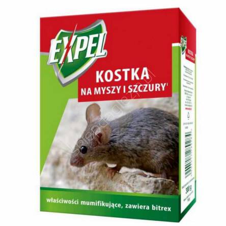 Expel Kostka na myszy i szczury 300g.