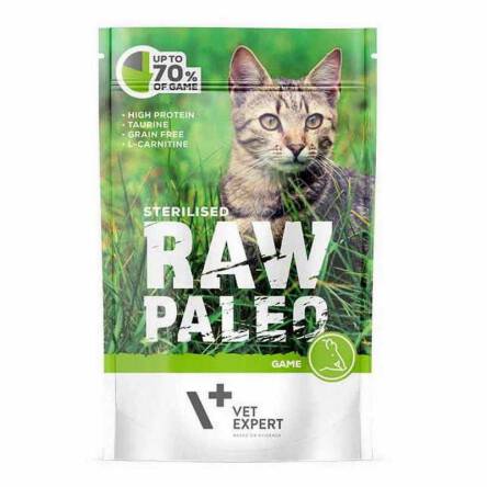 Raw Paleo Kot Dziczyzna sterilised saszetka 100g