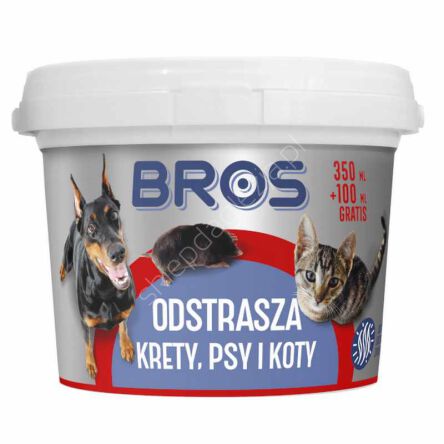 BROS Odstraszacz na krety,psy i koty 350ml+100ml 