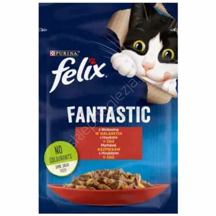 Purina    85g Felix saszetka Wołowina