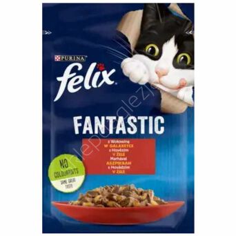 Purina    85g Felix saszetka Wołowina 