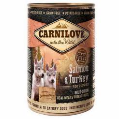 Carnilove Pies  400g Puppy Salmon&Turkey puszka