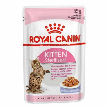 Royal Canin Kitten Sterlised jelly 85g