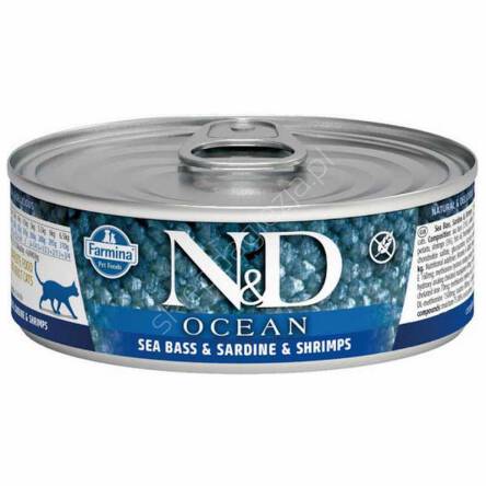 Farmina N&D Cat Ocean Sea bass 80g