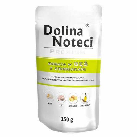 Rafi Dolina Noteci 150g dla psa gęś z ziemniakami