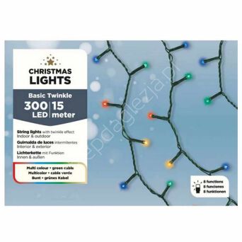 Lampki 300 LED kolor 1495cm