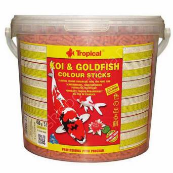 Pokarm dla ryb 5l/430g Koi Goldfish Colour Sticks