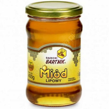 Miód lipowy 0,4kg słoik