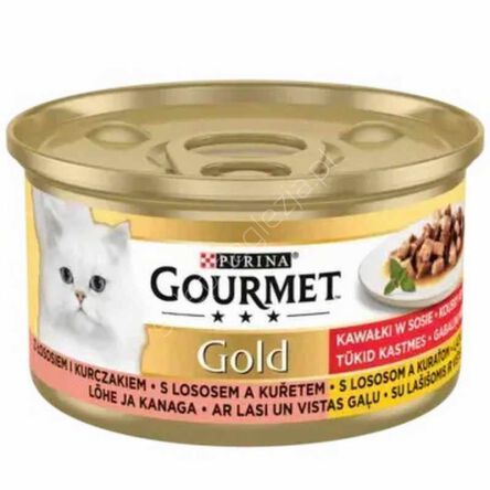 Purina    85g Gourmet Gold Kurczak i Łosoś