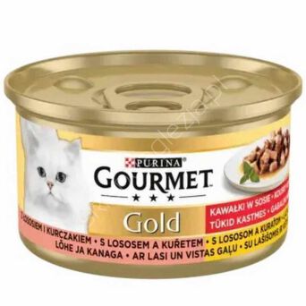 Purina    85g Gourmet Gold Kurczak i Łosoś