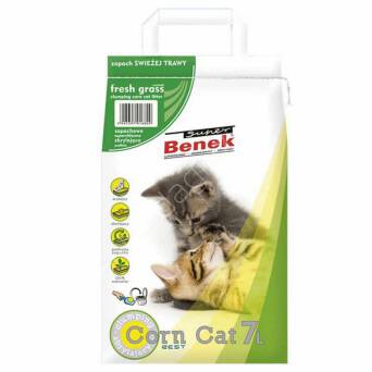 Żwirek Benek Corn Cat Śwież trawa 7l