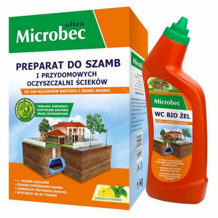 Microbec Ultra 1kg cytrus + bio żel 0,5l