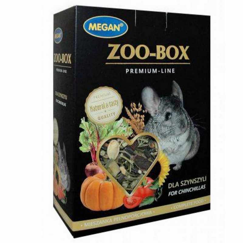 Zdjęcia - Karma dla gryzoni Megan Zoo-Box Pokarm dla szynszyli 500g