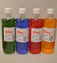 Olej do lamp naftowych oliwnych i świec kolor 0,5l