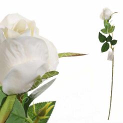 Róża pojedyńcza biała 66cm