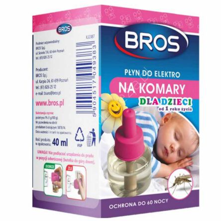 BROS Płyn do Elektro na komary dla dzieci 40ml