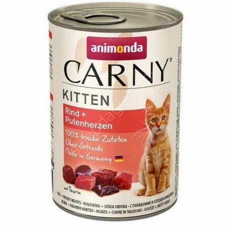 Animonda dla kota 400g Carny kitten wołowina+indyk