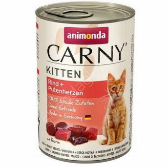 Animonda dla kota 400g Carny kitten wołowina+indyk