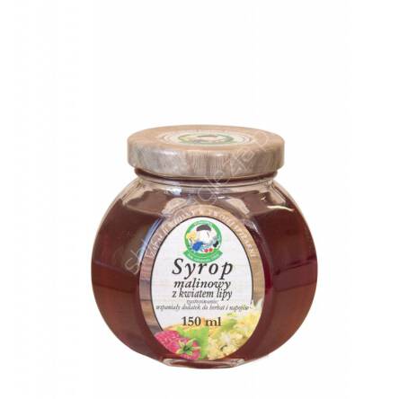 Syrop malinowy z kwiatem lipy 200g