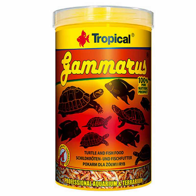 Zdjęcia - Pokarm dla ryb Tropical Pokarm dla żółwi i ryb Gammarus 1000ml/120g 