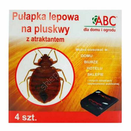 Pułapka na pluskwy 4szt. ABC