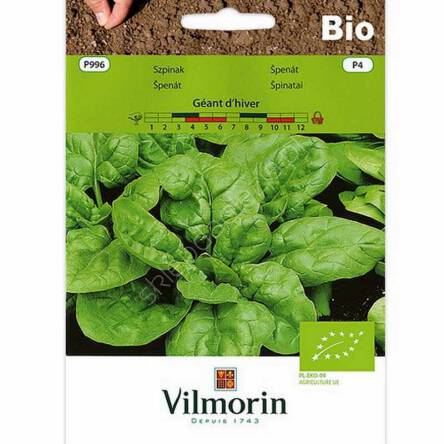 Szpinak Geant D Hiver Bio 10g Vilmorin 