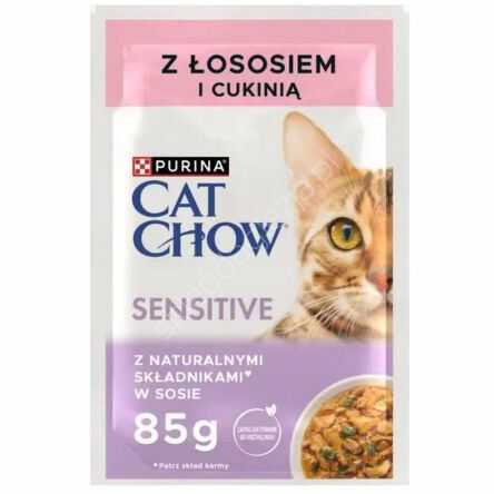 Purina    85g Cat Chow Sensitive łosoś