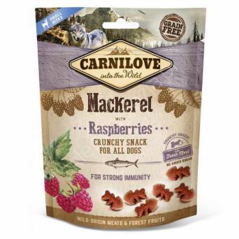 Carnilove Pies  200g Snack Crunch Mackrel&Raspber