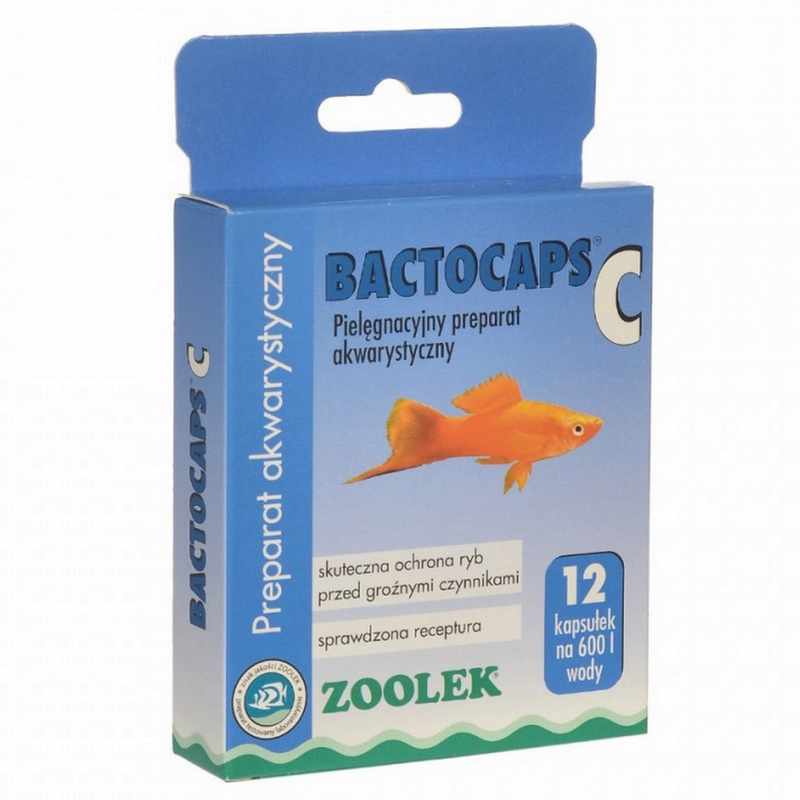 Zdjęcia - Pokarm dla ryb Zoolek Preparat Akwarystyczny ZO Bactocaps C - kapsułki 