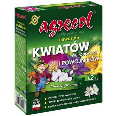 Nawóz Kwiaty ogrodowe i powojniki 1,20kg Agrecol