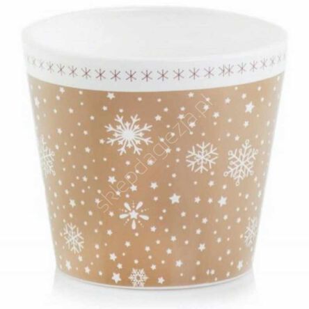 Doniczka cer P 39.065.14 X-mas deco pot