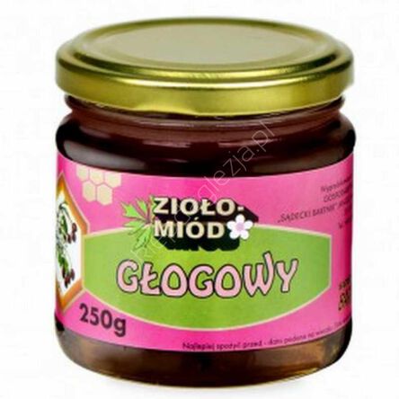 Miód 0,3kg zioło-miód głogowy