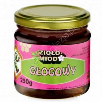 Miód 0,25kg zioło-miód głogowy