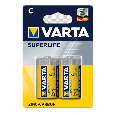 Bateria Varta 2szt 1.5V R14 Superlife