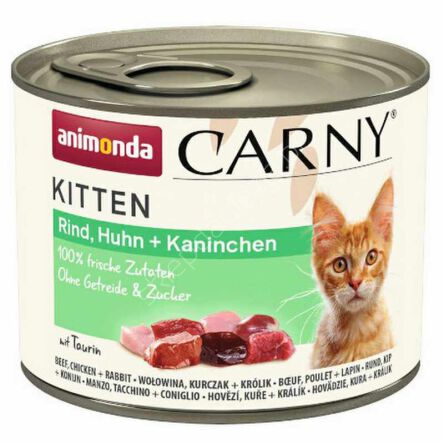 Animonda dla kota 200g Carny kitten woł+kura+królik