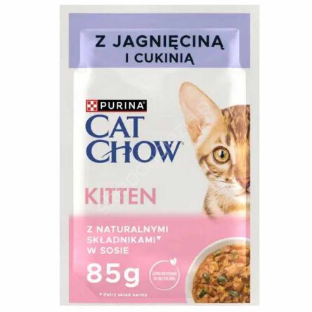 Purina    85g Cat Chow saszetka Kitten Jagnięcina