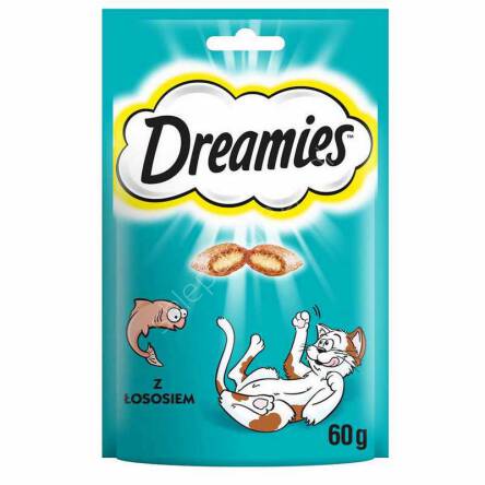 Dreamies z łososiem 60g 