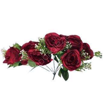 Bukiet róże bordo 32cm