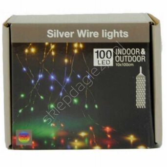 Lampki 100 LED multi kolor 10-żyłkowy