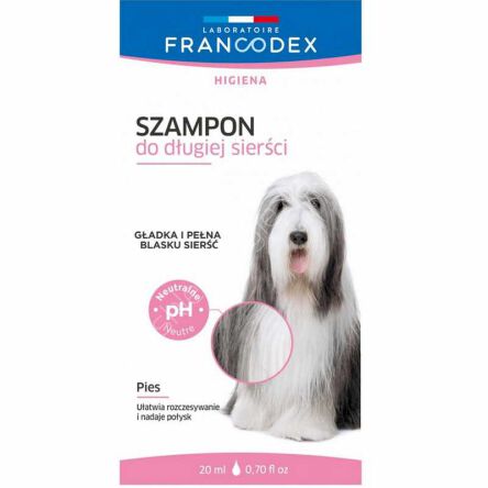 Szampon Francodex dla psów długa sierść 20ml