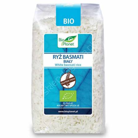 Ryż Basmati biały bezglutenowy BIO 500g 