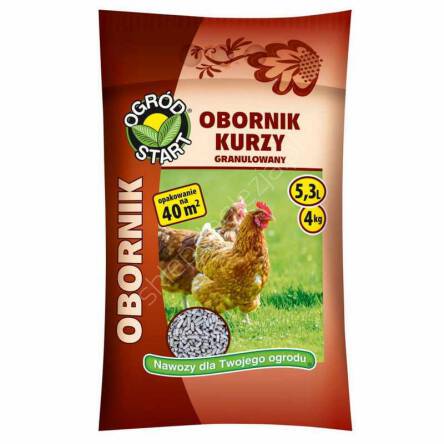 Nawóz Obornik Kurzak granulowany 4kg AM 