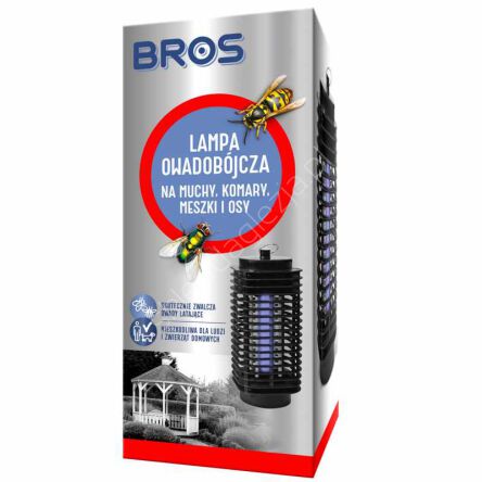 BROS Lampa owadobójcza na muchy,komary, gniazdo os, likwidacja gniazda os