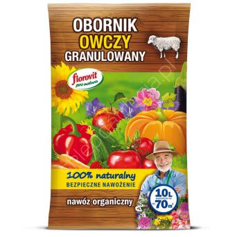 Nawóz obornik granulowany owczy 10l Pro Natura