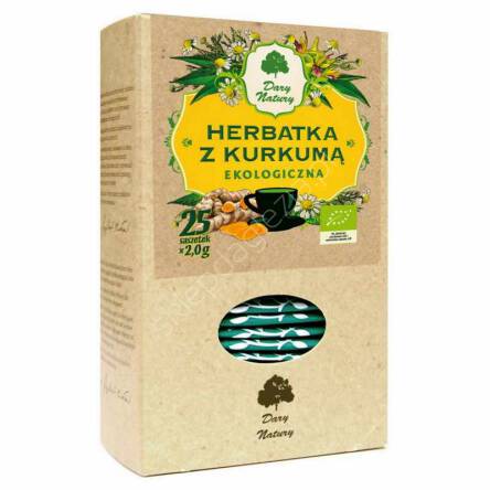 Herbata Eko z kurkumą 25x2g