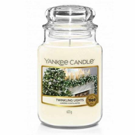 Świeca Yankee Candle Słoik duży Twinkling Lights