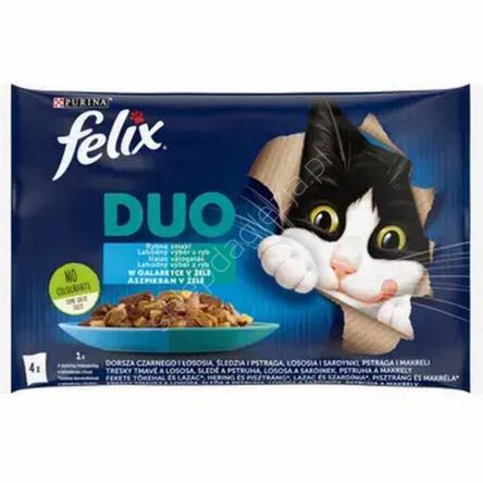 Purina    85g*4 Felix Duo Ryba